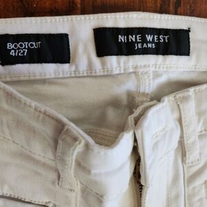 Nine West White Bootcut Jeans - Classic Five-Pocket Style